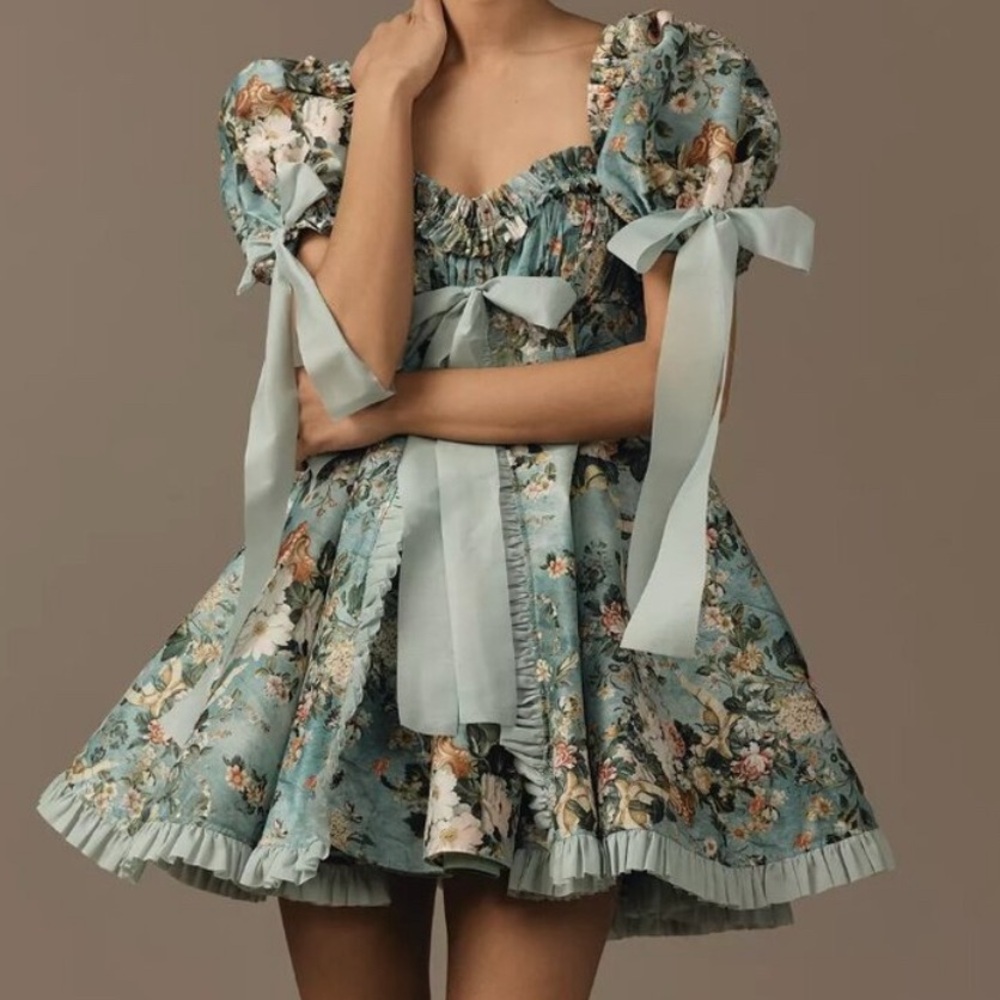 Selkie The Kate Tulum Bow Mini Dress